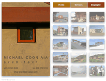 Tablet Screenshot of michaelcoonarchitect.com